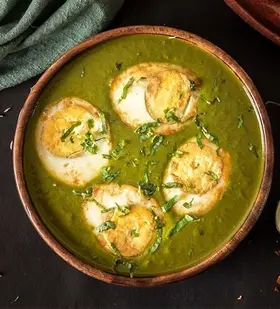 Egg Palak Curry - Keto