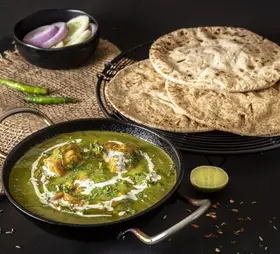 Palak Chicken & Roti Meal - Keto