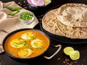 Egg Curry & Roti Meal - Keto