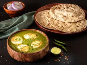 Egg Palak Curry & Roti Meal - Keto