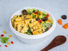 Grilled Paneer And Veggies Salad Bowl - Keto