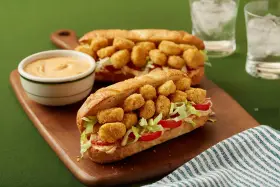 Chicken Popcorn Sandwich