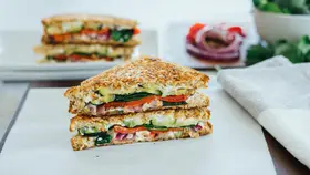 Vegetable Cheese Grilled Sandwich