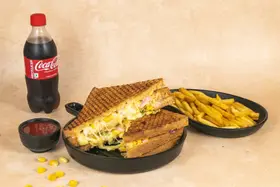 Veg Cheese Sandwich + French Fries Combo
