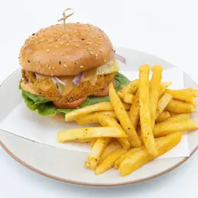 Chicken Burger + French Fries